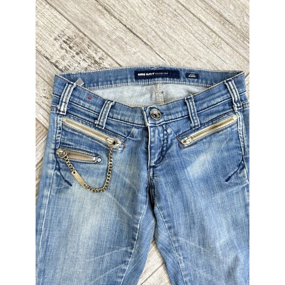 Miss Sixty Womens Jeans Blue Skinny Fit Radio Stretch Denim Low Rise Y2K Size 24 - Picture 3 of 12